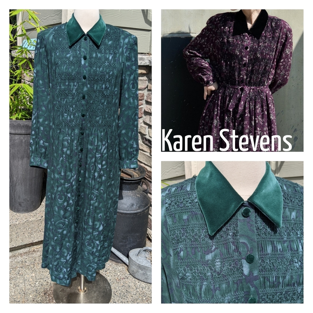 Vintage Karen Stevens Dress - Picture 1 of 3